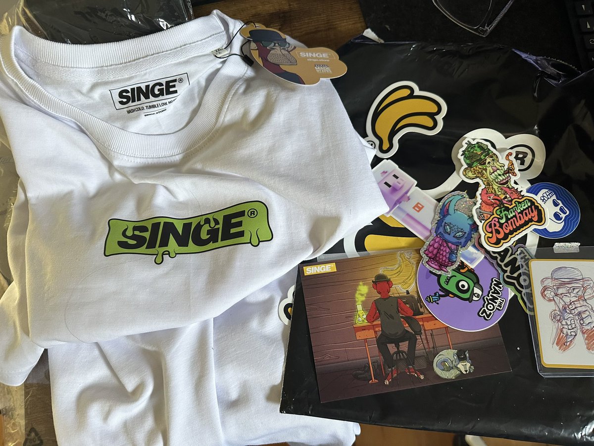 GM! Woke up to an amazing delivery from @Singe_int this am! Everything in this package is top quality! Tysm @dim8765