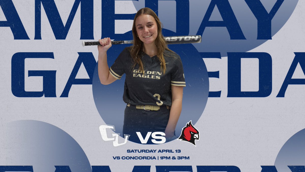 Softball celebrates their seniors with a matchup against Concordia. 📍Softball Field 🕐1 PM 📺cugoldeneagles.com/watch/?Live=70… 📊sidearmstats.com/cornerstone/so… #TogetherweSOAR