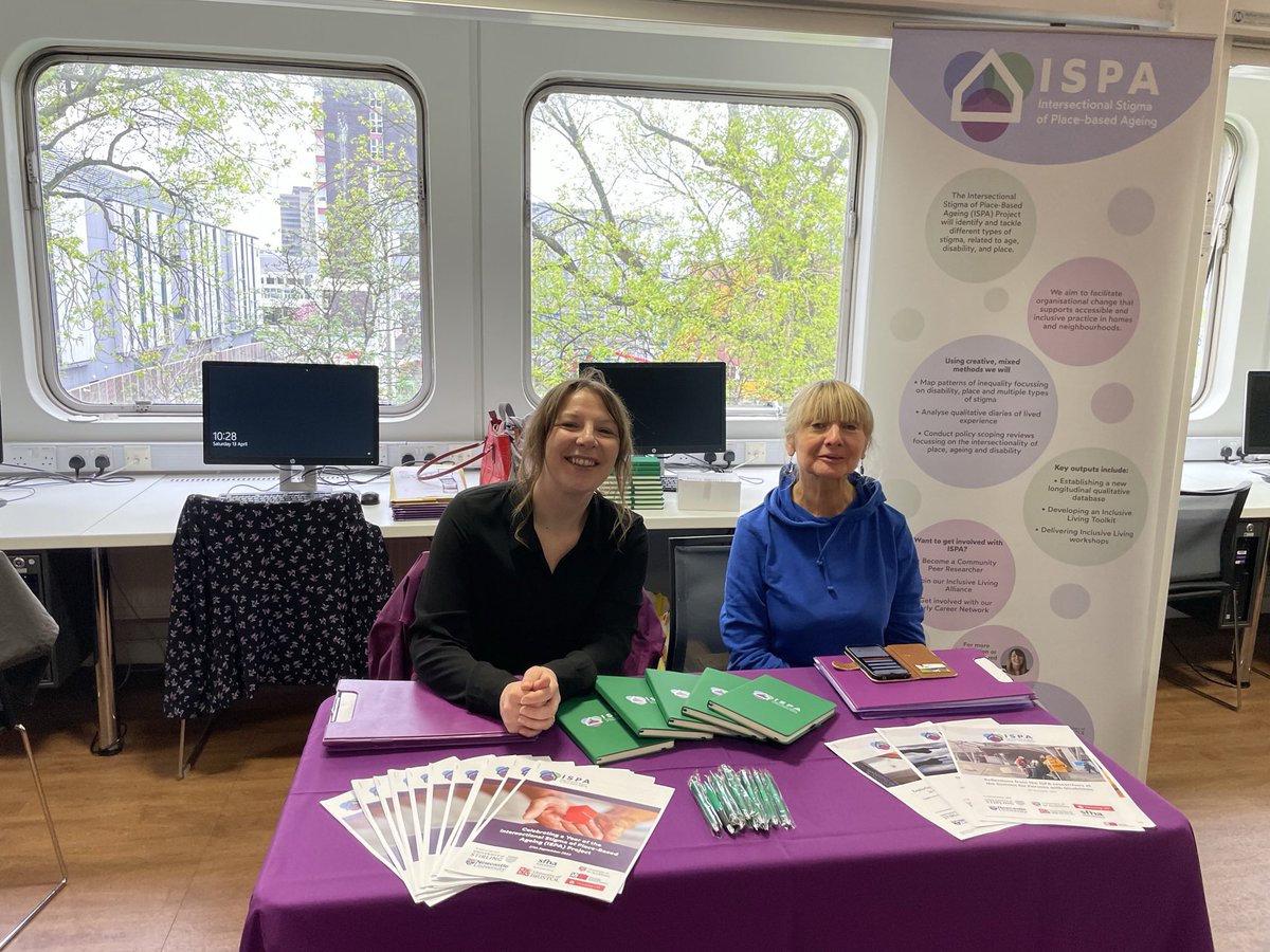 The ISPA team @vikki_mccall and @profroseg at the tenants celebration event held by our Inclusive Living Alliance member @NorthStarHG today. It was an amazing tenant engagement event with so much energy - thank you for having us! 😊