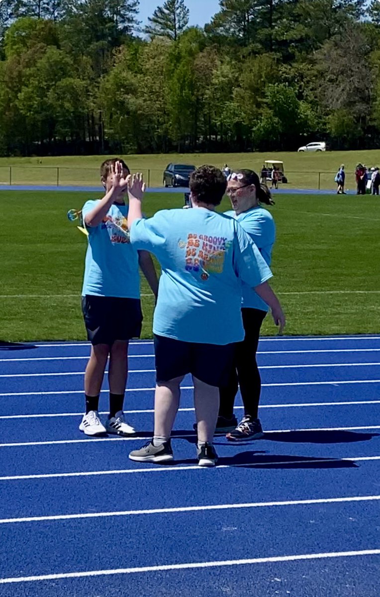 The #SpecialOlympics are a highlight of hard work and teamwork.  Thank you to our teachers, staff, and buddies! @OconeeSC_school @1Warrior_WOMS
