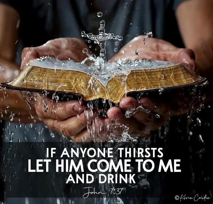 John 6:35  Then Jesus declared, “I am the bread of life. Whoever comes to me will never go hungry, and whoever believes in me will never be thirsty.