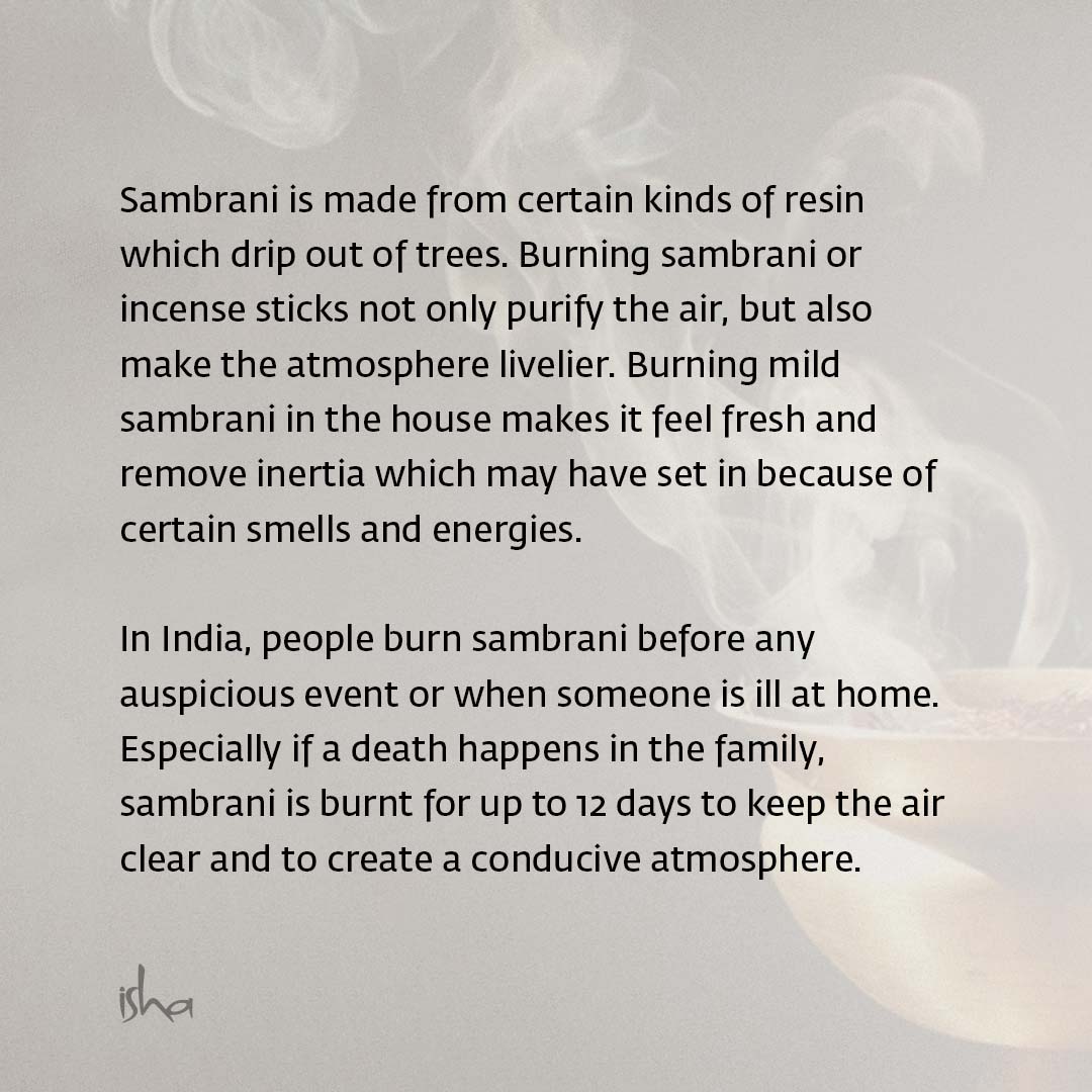 Ever wondered why burning sambrani or incense sticks is a common practice in Indian homes? is more than just making your home smell good. In this post, decode the significance and benefits of burning sambrani. #Sambrani #Incense