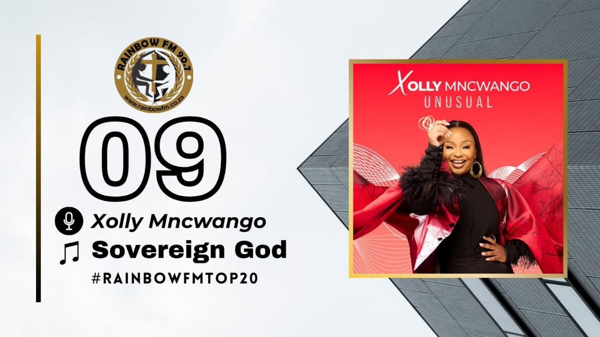 #9. @xollymncwa - Sovereign God #RainbowFMTop20
