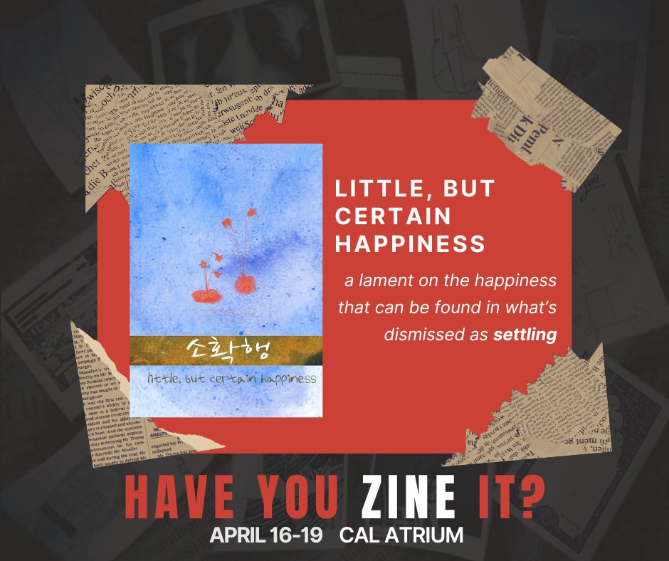 UPWritersClub's tweet image. Have we piqued your ZINEterest?

Whether life makes you feel stuck in place or like it’s moving at too fast a pace, there’s a zine for you! Catch these works at the CAL Atrium from April 16-19:

#WriteBack
#LITUP2024
#ThisVerseIsOurs
