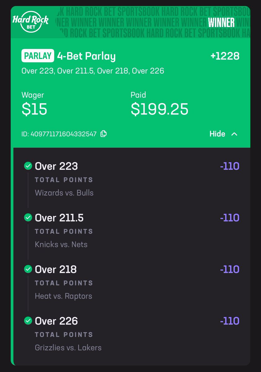 dgarvey15's tweet photo. @AIBettingWizard First bet with you!! Thank you! https://t.co/CrTVKr0P5u