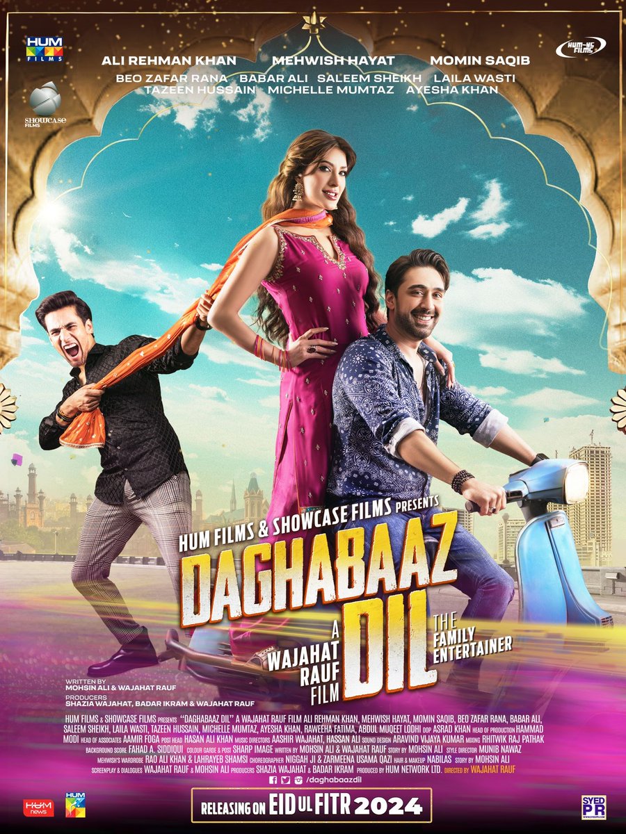 #DaghabaazDil gets an excellent 3rd Day of Eid and Surpassed the 5 Cr mark at the Box Office. Eyeing 9 Cr extended the first weekend. 🔥🙌

#Day1: 1.2 Cr
#Day2: 1.9 Cr
#Day3: 2 Cr
#Total: 5.10 Cr* [PAKISTAN Only]

#BoxOfficeCollection #DaghabaazDil #LollywoodPictures