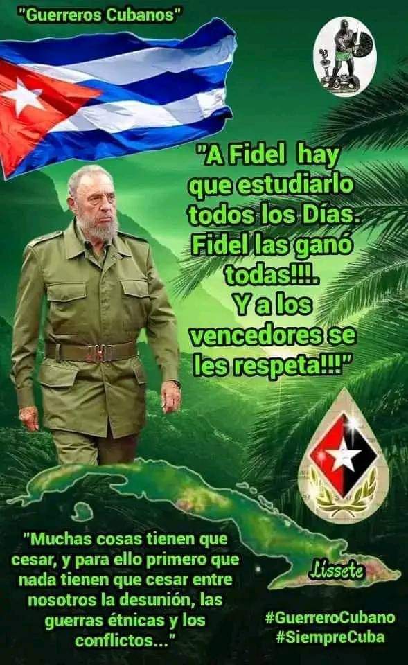 Eres y seguirás siendo nuestro guía. @JuanLuisQuesad3 @carmennorte_cdi @japortalmiranda @cubacooperave_C @MINSAPCuba @cubacooperaven #CubaCoopera #CubavsBloqueo #CubaporlaViva