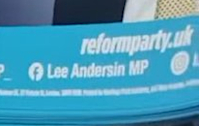 Candidates, so they can be held liable for literature in their name, sign off such a leaflet. Conclusion : Lee Anderson doesn't know his own name. Or, is lazy as f*ck and didn't bother (a laziness which has become the trademark, indeed, of his entire political career)