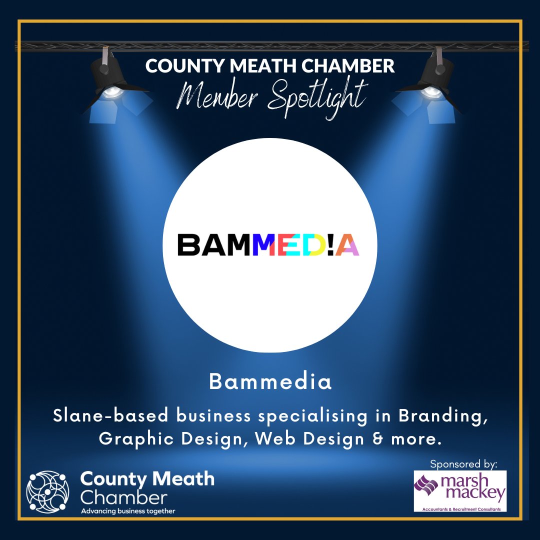 This week’s Chamber Member Spotlight is on Bammedia✨ Check out their listing on the Meath Business Directory & we look forward to supporting your business! countymeathchamber.ie/.../bm-bammedia 👉Email info@countymeathchamber.ie to join us 💚💛 @bammediairl