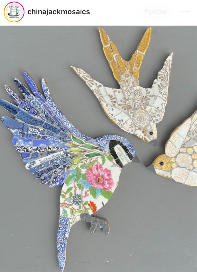 Mosaic birds 🐦‍⬛