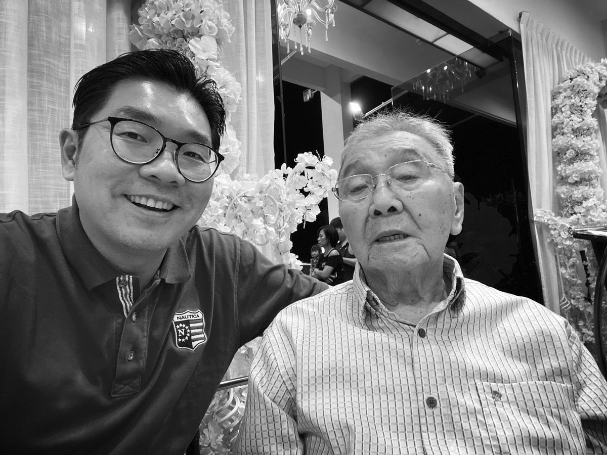 Grandpa My grandfather was born in Malaya in 1930. He was born into a poor family. His father (my great grandfather) escaped famine and civil war in China and arrived in Penang in 1910s. Like most early Straits Chinese, my grandfather had to fight for survival, survived