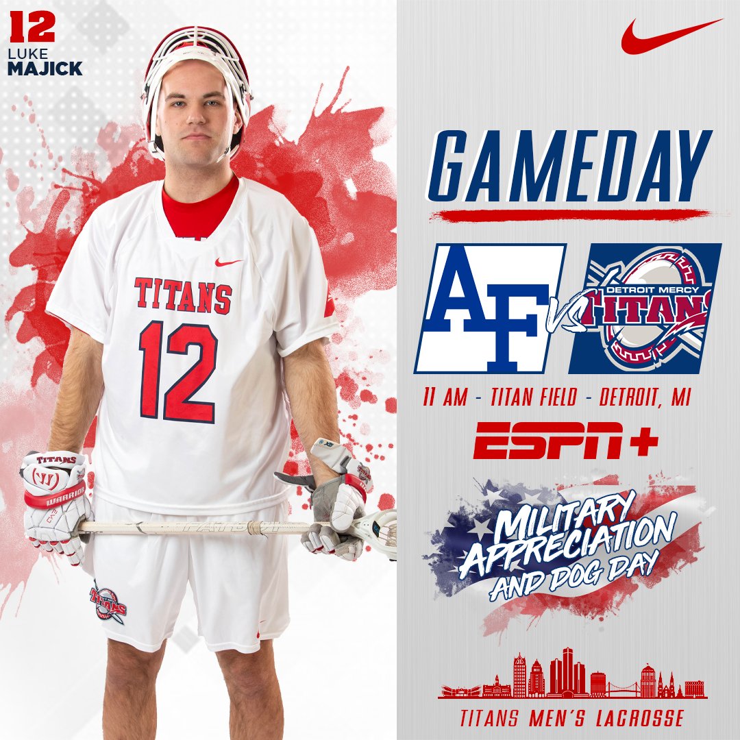 Get to campus today as we host Air Force at 11  AM #ASUNMLAX 

📍 | Detroit    
🏟️ | Titan Field   
📺 | ESPN+ (tinyurl.com/bnemycx4)  
📈 | Live Stats (tinyurl.com/4pkw3f6v)   

#DetroitsCollegeTeam ⚔️🥍