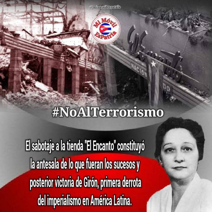 #TenemosMemoria 
Decimos #NoAlTerrorismo desde #SanctiSpíritusEnMarcha 🇨🇺