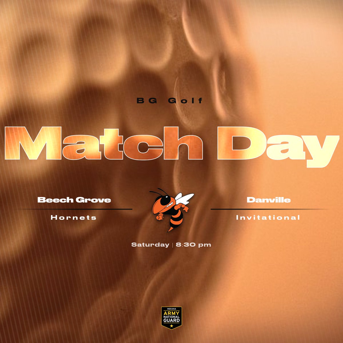 🏌🏼‍♂️..........⛳️ BG Boys' Golf takes a trip out west to compete in the Danville Invite at Twin Bridges GC. Tee-off is at 8:30 am. Good luck Hornets!