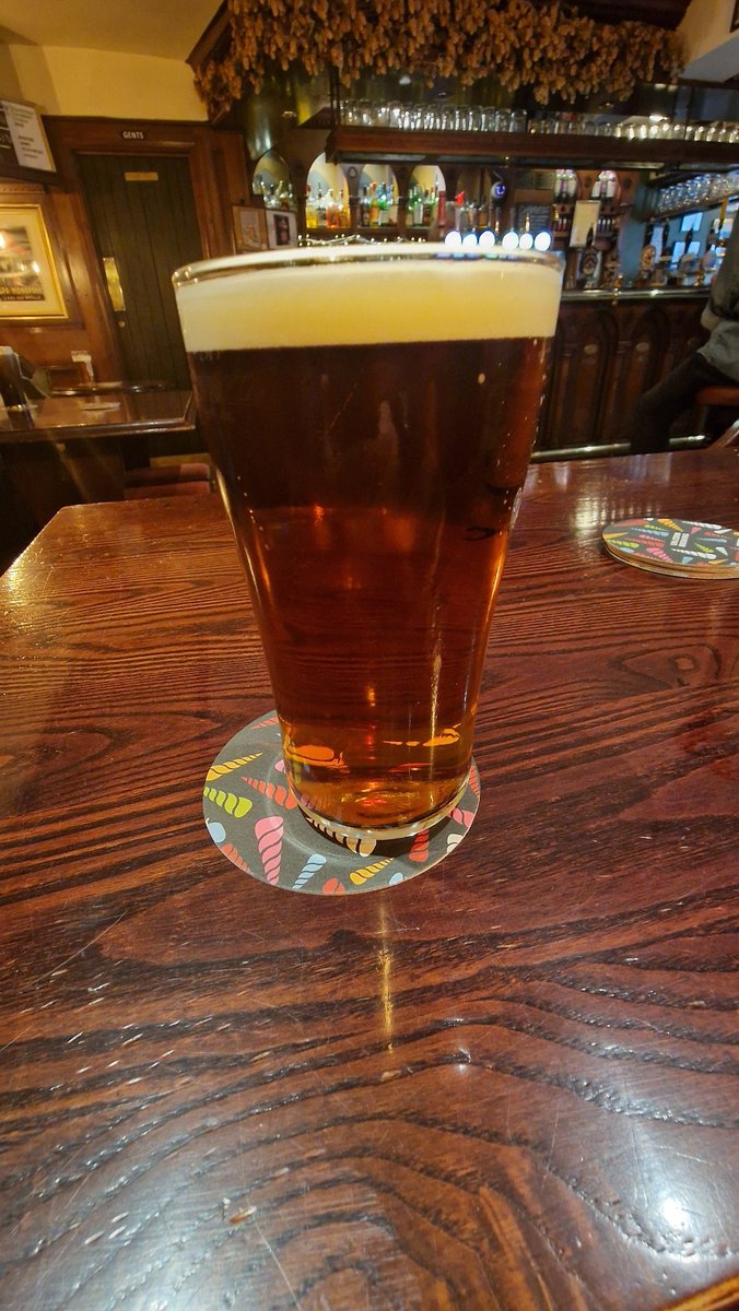 A pint of Nightingale from @greenjackbrew in The Masons Arms Southport. Nectar it is.