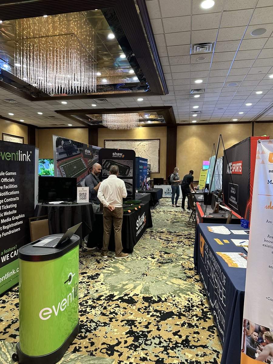 TIAAA_Ad's tweet photo. Make sure to visit the vendors in the Exhibit Hall throughout the morning! Plenty of great resources for ADs to take back to their programs. https://t.co/iHehxx5f4B