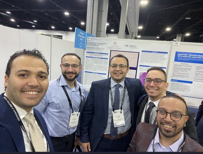 One of the best things about ACC is that it gives you the opportunity to meet fellows and residents from around the country. Very happy to meet you guys looking forward for collaboration in the future @SNassarMD @DrMustafaT @MahmoudSamyMD @KirollosGabrah