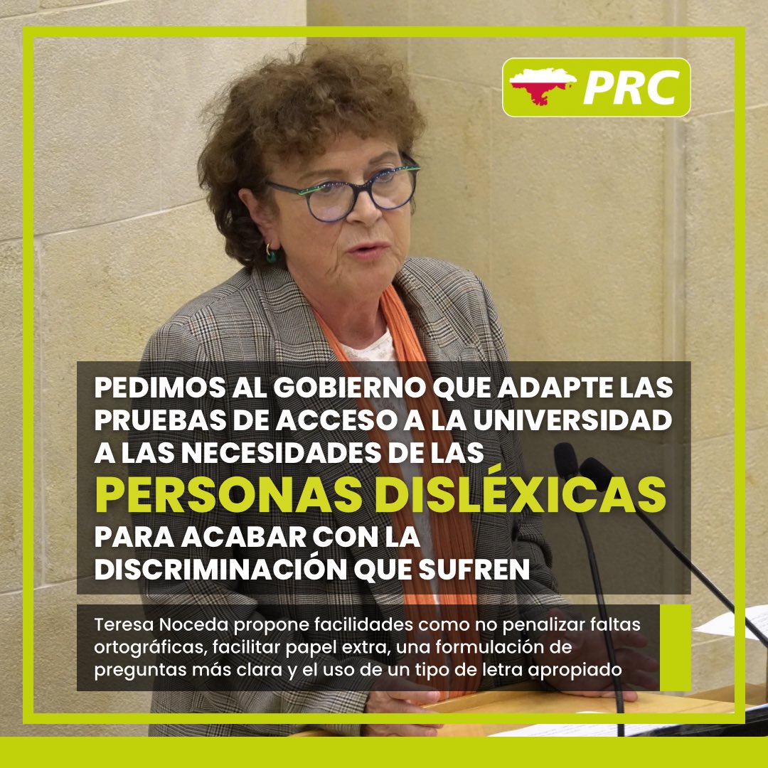 prcantabria's tweet photo. ❌ Son insuficientes las medidas adoptadas hasta ahora para acabar con la discriminación de este colectivo.

#DespiertaBuruaga #dislexia #dislexiacantabria #discriminacion #educacion #educantabria #educacioncantabria #parlacan #torrelavega #cantabria #prccantabria #prcantabria https://t.co/fx14RfqH81