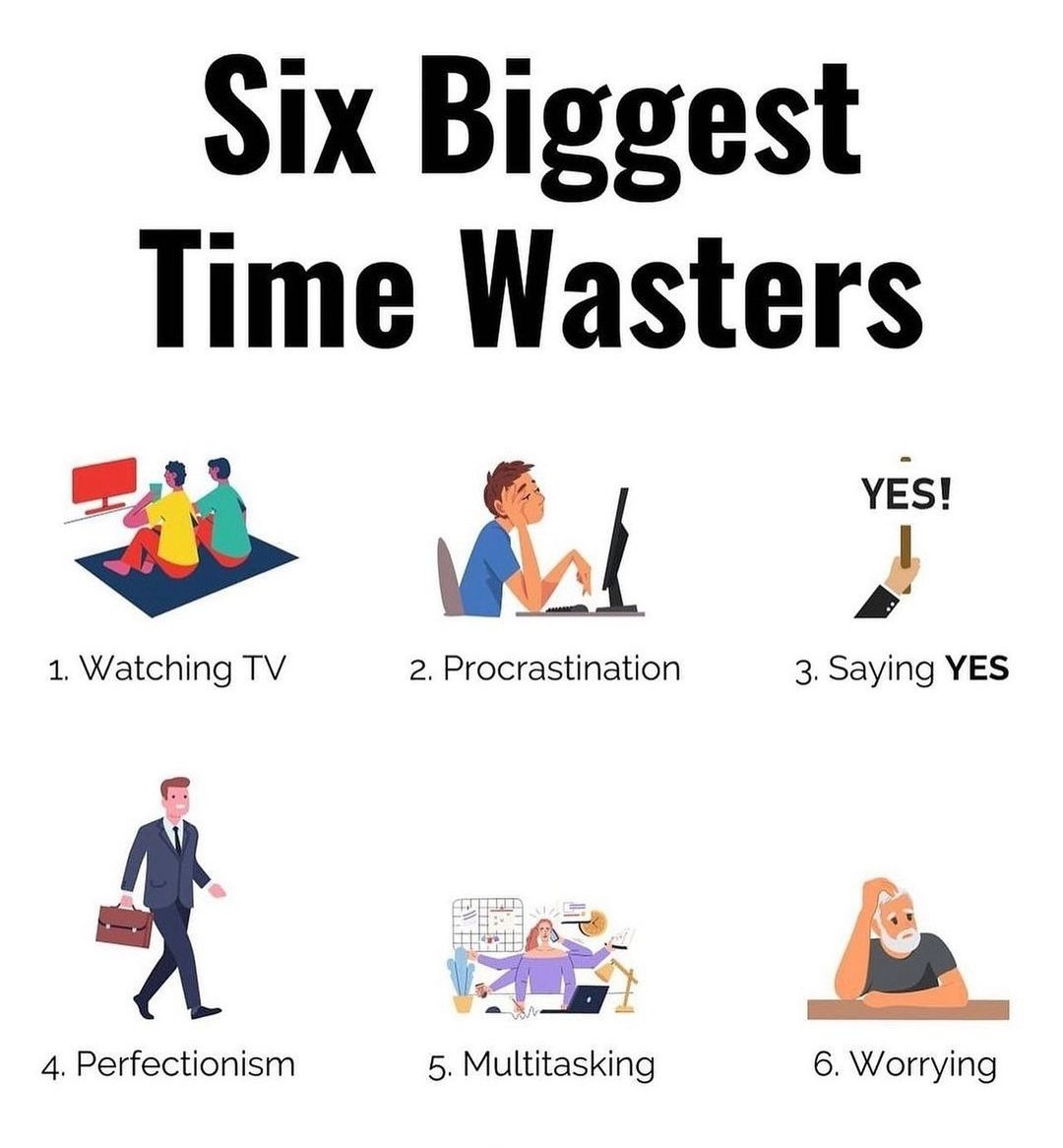 Six Biggest Time Wasters :