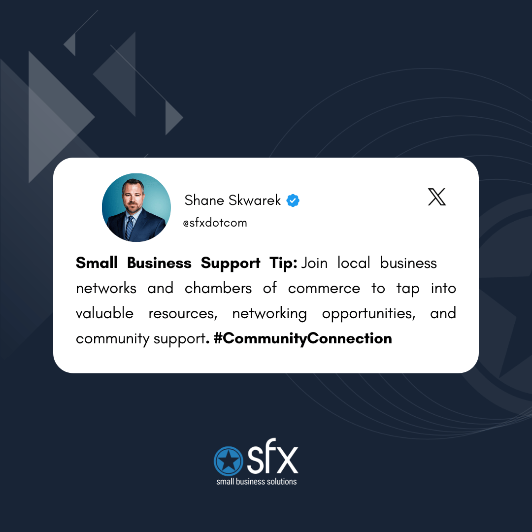 𝐔𝐧𝐥𝐨𝐜𝐤 𝐭𝐡𝐞 𝐩𝐨𝐰𝐞𝐫 𝐨𝐟 𝐜𝐨𝐦𝐦𝐮𝐧𝐢𝐭𝐲 𝐜𝐨𝐧𝐧𝐞𝐜𝐭𝐢𝐨𝐧! 

🤝 Join local business networks and chambers of commerce for invaluable resources, networking opportunities, and unwavering community support.  #CommunityConnection