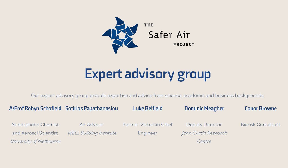I am delighted to be part of the Expert Advisory Group at The Safer Air Project in an effort to make clean and fresh air available to everyone even to people with disabilities.
#IAQ #AirQuality