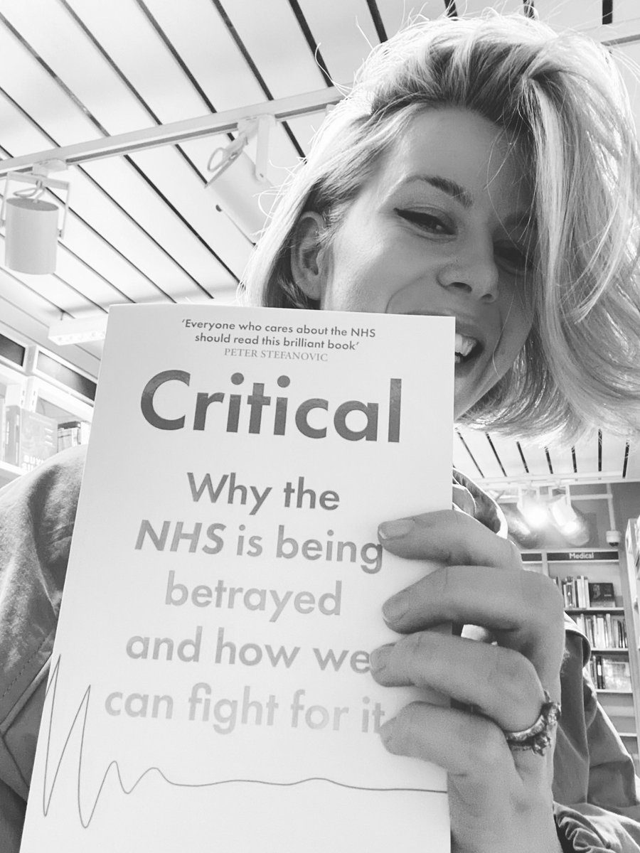 I have written a book about how politicians are destroying the NHS, and how we can fight for it. It’s so important that everyone is armed with the facts they need! It’s in most good bookshops (like Foyles on Charing Cross Road ⬇️💙⭐️), or can be ordered here!