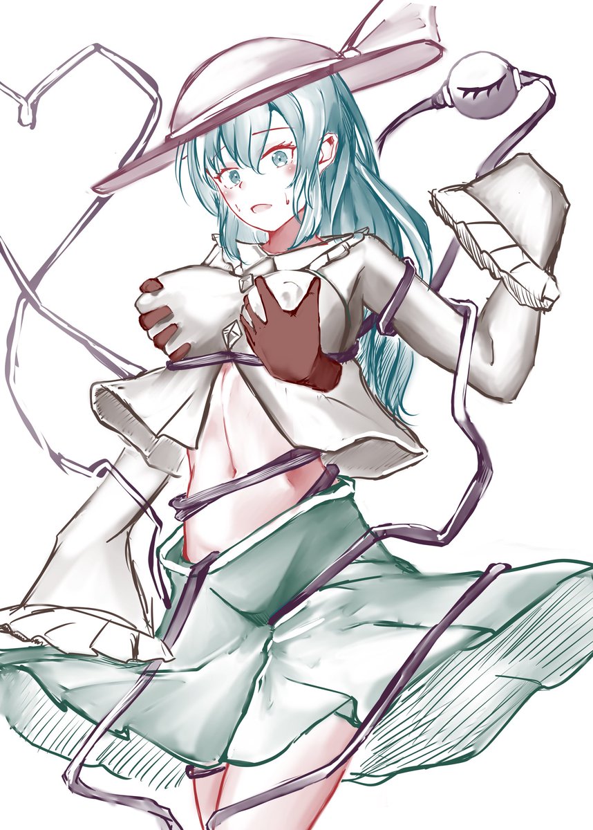 こいしラフ( ⌯'֊'⌯) 