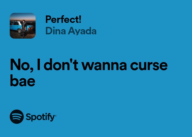 #LYRICOFTHEDAY

Perfect! By @DinaAyada 

#DinaAyada #ChukiBeatz #32WORLDWIDE #Liltjay #SUPERSTAR! #HipHop #FemaleArtist #FemaleRapper #Artist #NewMusic2024 #TheGoodLifeTour #StarsGang