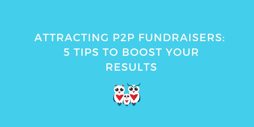 Attracting P2P Fundraisers: 5 Tips to Boost Your Results. P2P #fundraising is an effective way to raise money and strengthen relationships. Start with a solid team of volunteers! Learn more with our tips. #Nonprofit #Charity #NonprofitMarketing buff.ly/3vOHf8T