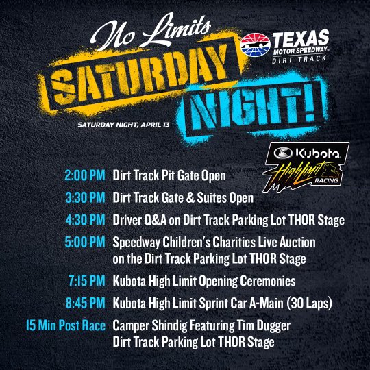 TXMotorSpeedway's tweet photo. RISE &amp; SHINE TEXAS, IT’S #AndysFrozenCustard300 RACE-DAY! 🥳

SCHEDULE 👉 https://t.co/Mj5rr7iiAu https://t.co/l8d2nZHT1d