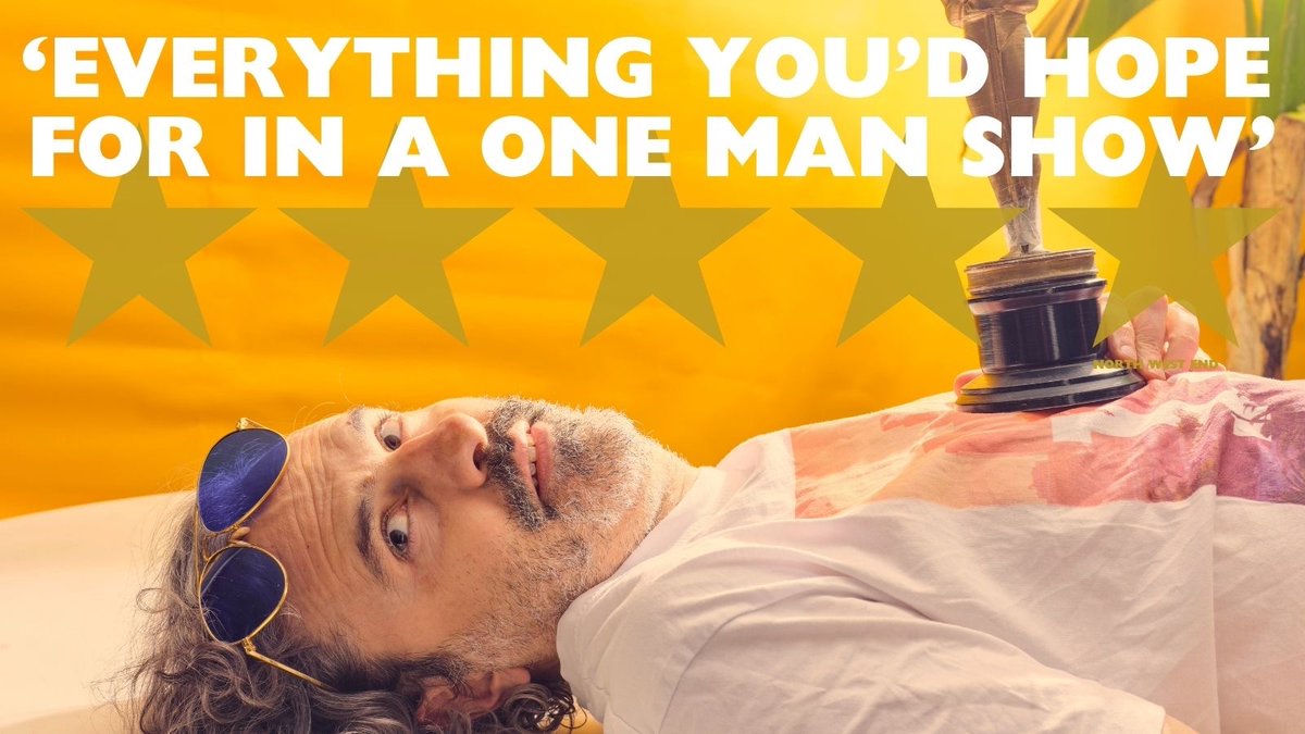 OscarLifeShow's tweet photo. “Everything you’d hope for in a one man show” ⭐️⭐️⭐️⭐️⭐️ @NorthWestEnd #londontheatre #finalweek https://t.co/FugXml428H