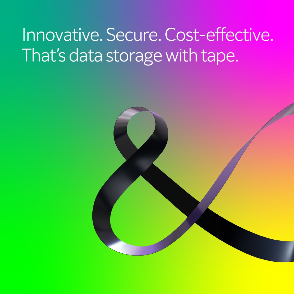 Tape has never stopped improving — that’s why your business can now store more data and save money when your archival solution is #BuiltOnTape