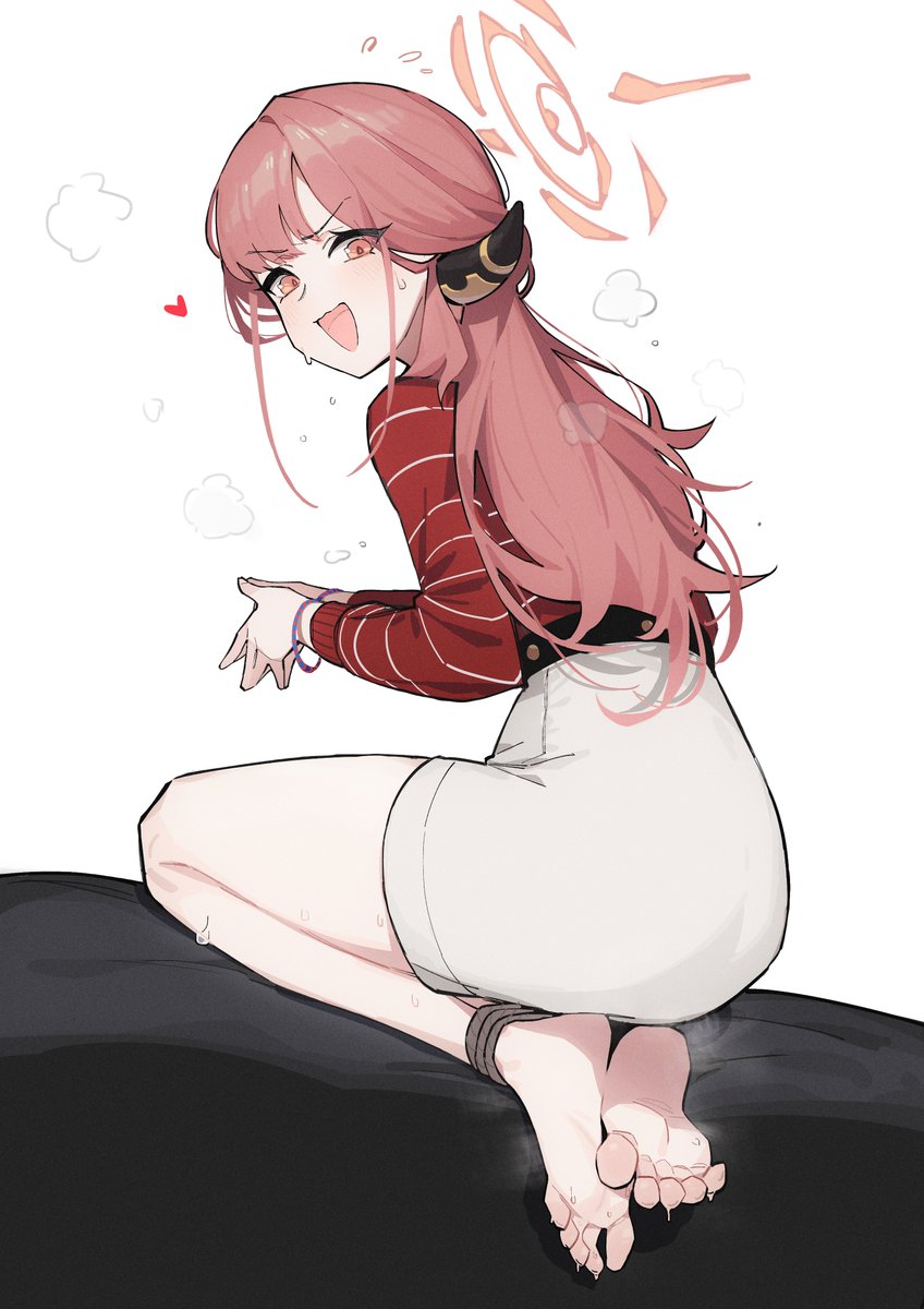 #ブルーアーカイブ 给阿露洗洗脚