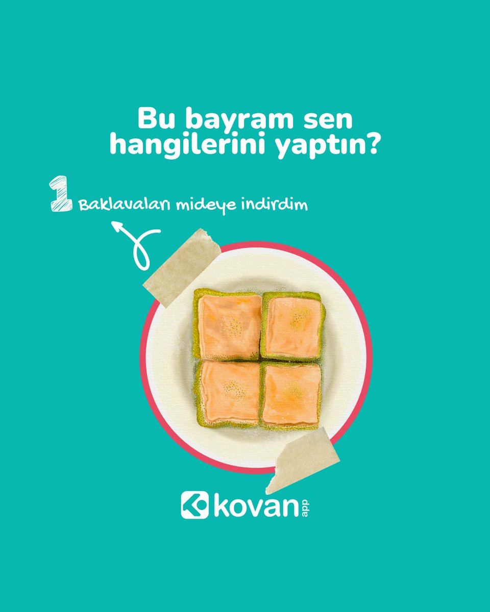 AppKovan's tweet photo. Kovan App projelere bayram arası vermeden devam ediyor💻Eğer harçlıklar yeterli gelmediyse veya artık harçlık alan değil veren sen isen projelere katılarak ek gelir elde edebilirsin.💸Biz hem baklavaları yedik hem de projelere devam ettik. Sen kaç tanesini yaptın bu bayram? 😎 https://t.co/9EhBkANrFZ