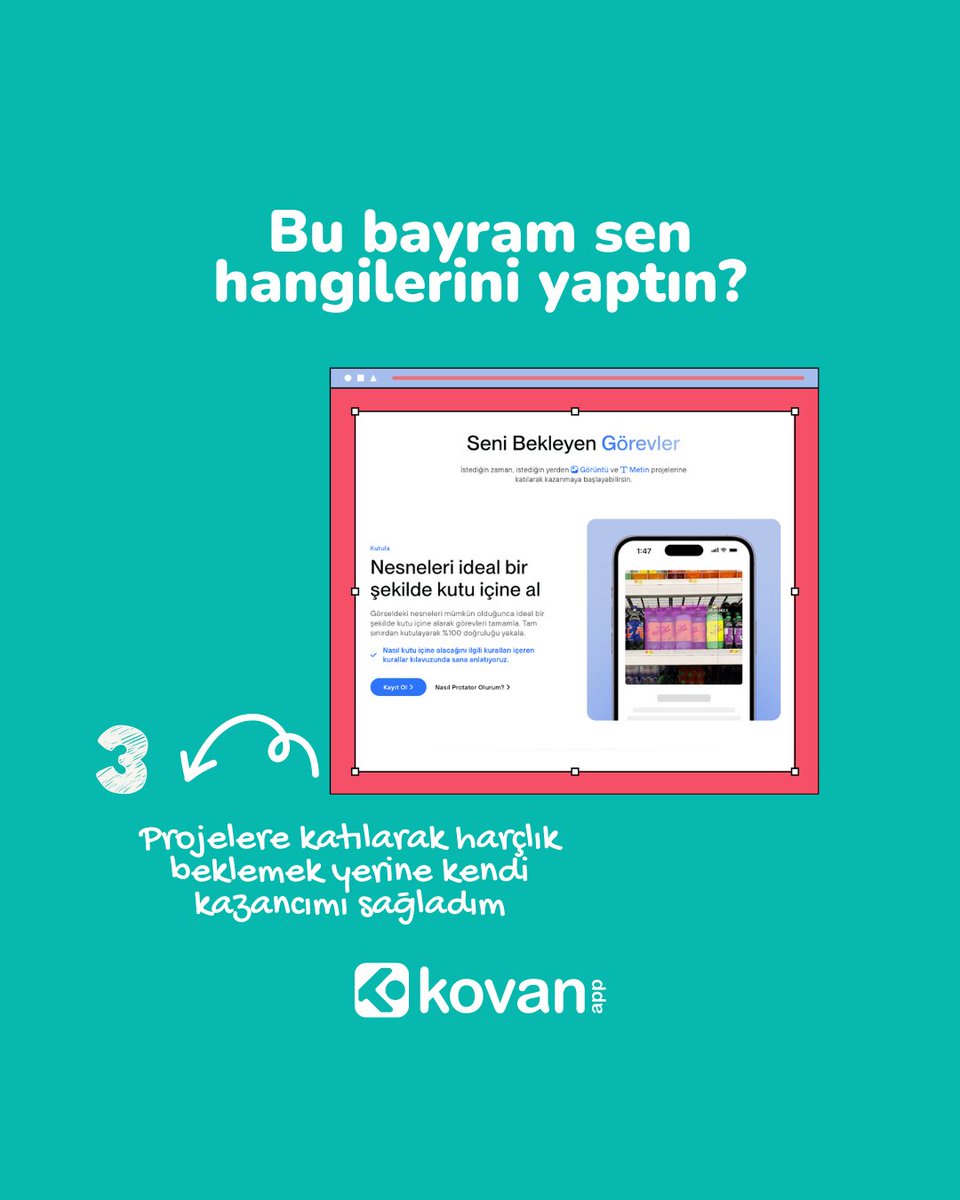 AppKovan's tweet photo. Kovan App projelere bayram arası vermeden devam ediyor💻Eğer harçlıklar yeterli gelmediyse veya artık harçlık alan değil veren sen isen projelere katılarak ek gelir elde edebilirsin.💸Biz hem baklavaları yedik hem de projelere devam ettik. Sen kaç tanesini yaptın bu bayram? 😎 https://t.co/9EhBkANrFZ