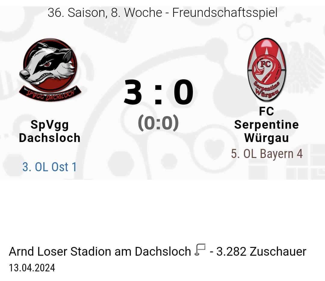 +++ Frankenpokalsieger Saison 35 +++
#nurderDachs🦡🇸🇿