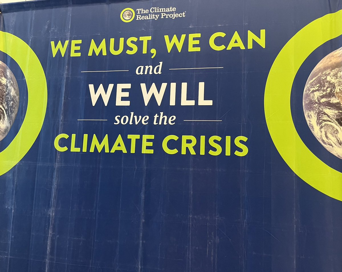 GM, @ClimateReality Leadership Training Corps! Excited to talk about how the #InflationReductionAct is making #cleanenergy affordable and accessible for our schools. Now schools can #LeadOnClimate! Come join us during the breakouts in the big room.