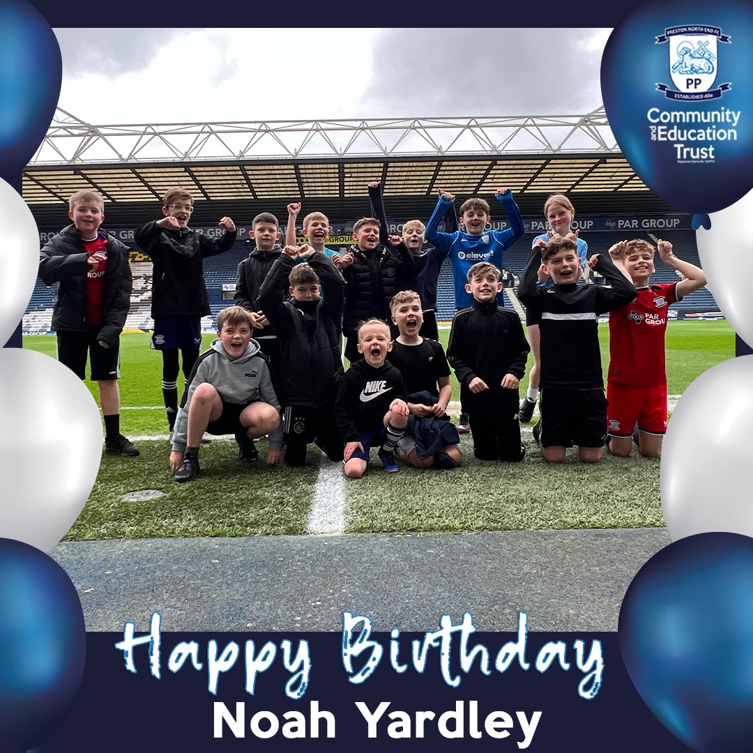 🥳 Noah, his friends and family are with us today to celebrate his 10th birthday! Happy birthday, Noah, we hope you have a great day! 🙌 #PNECET | #pnefc