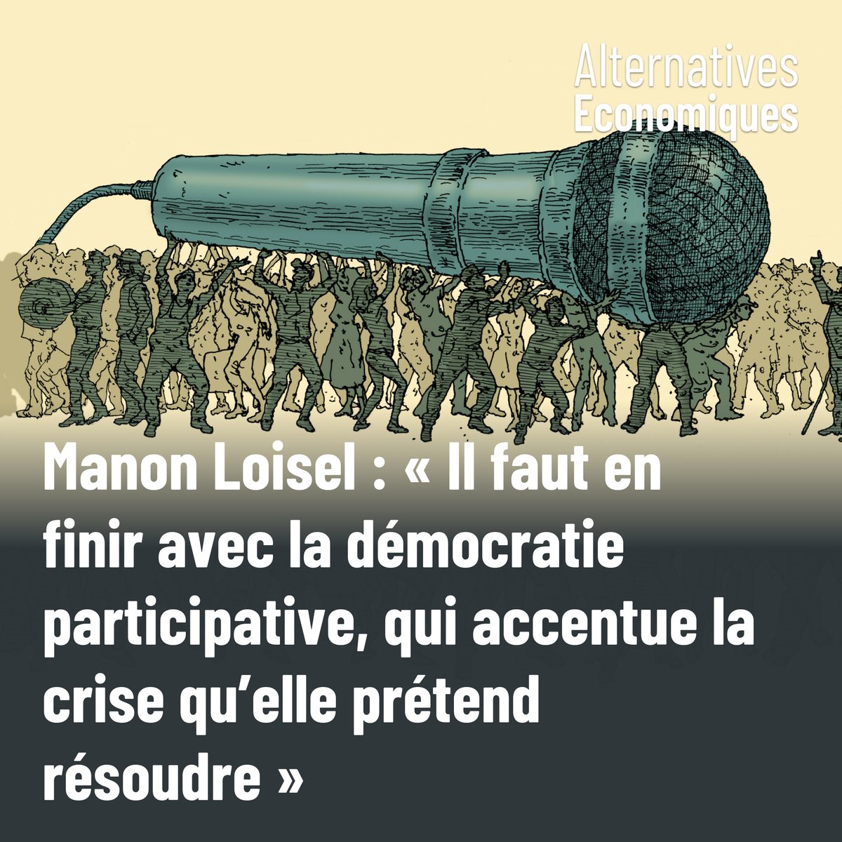 Manon Loisel appelle à un moratoire sur les dispositifs participatifs, qu’elle juge anti-redistributifs et inaptes à faire entendre la parole des sans-voix. L’essentiel du combat démocratique se joue ailleurs. ➡️ altereco.media/mWn