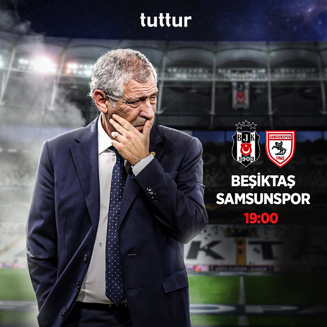 Sahasındaki son 2 lig maçını da kaybeden Fernando Santos ve öğrencileri, Samsunspor karşısında kötü seriyi sonlandırmak istiyor. Sence Beşiktaş-Samsunspor maçı nasıl sonuçlanır? 👉tuttur.com/mac-detayi/146… #BJKvSAM