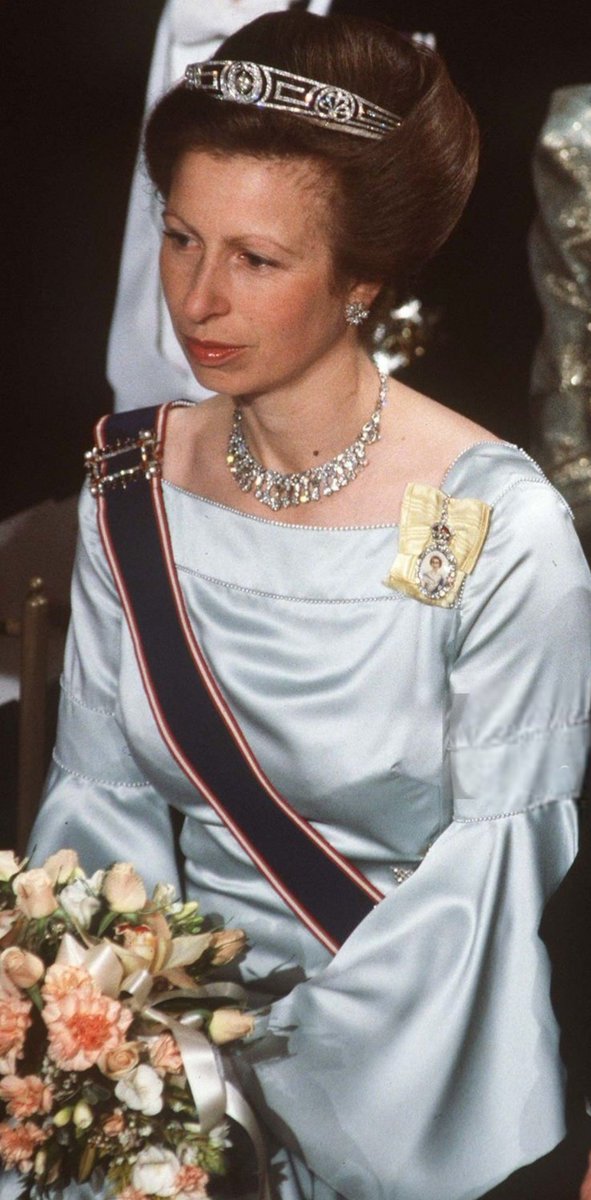 #OTD 

Princess Anne attending a banquet at the Guildhall in London during the State Visit of the Polish President Lech Walesa, on 13 April 1991 ✨