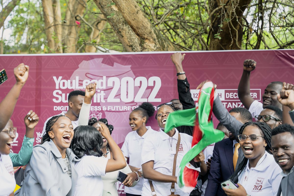 Major throwback to #YouLead22 in Arusha, Tanzania! A high energy moment featuring some of the delegates from Kenya. Leave a 🇰🇪 in the comments