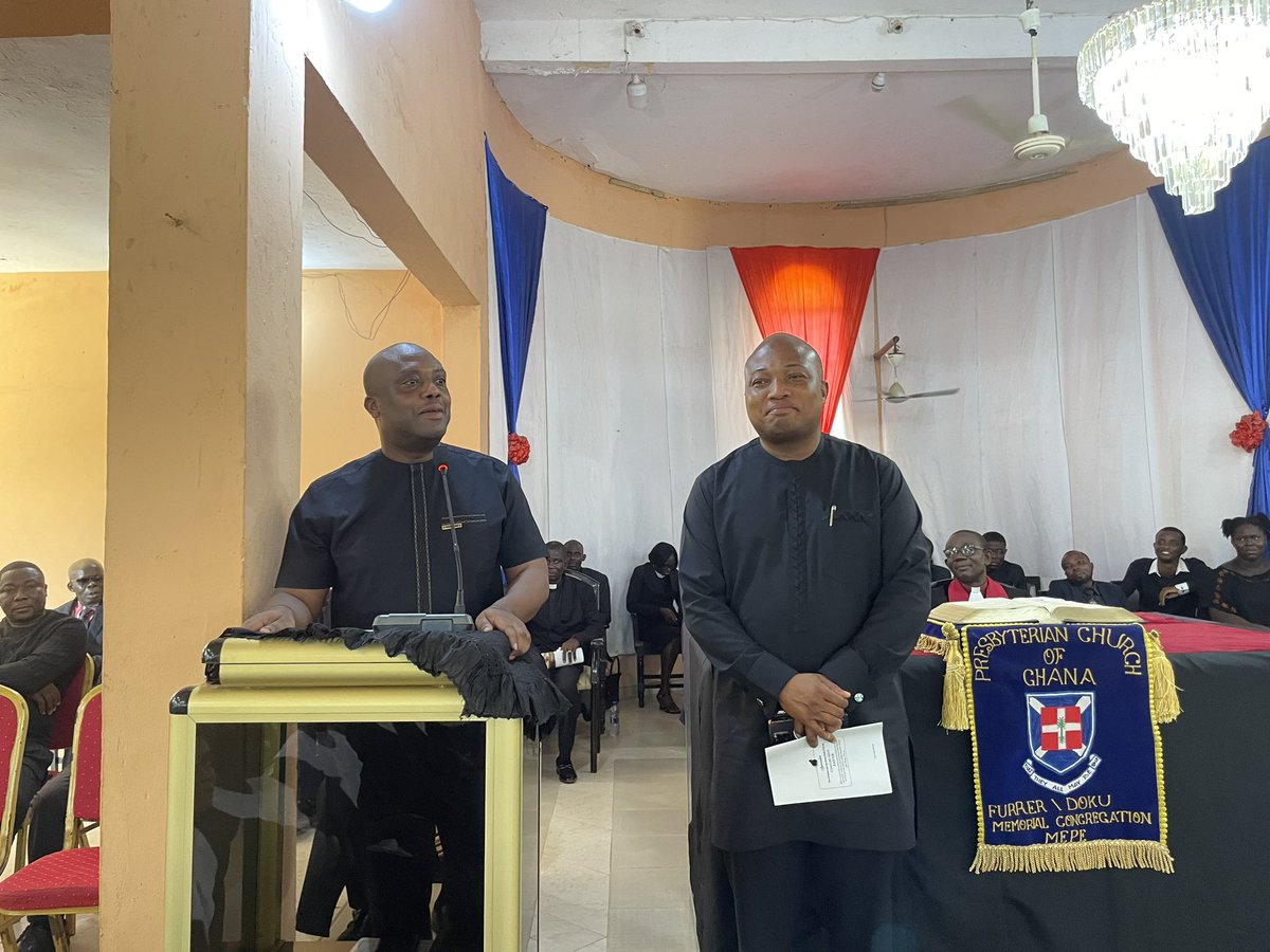 Thomas_Ampem_'s tweet photo. Earlier today, in the North Tongu Constituency, together with my colleague and friend @S_OkudzetoAblak, we attended funeral services at Mepe and Barttor.

May the good Lord strengthen all families who have lost loved ones. https://t.co/Z2fKK81DNJ