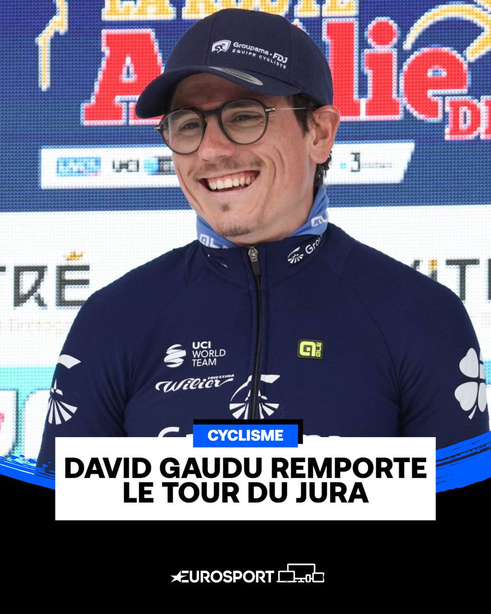 🤩 OUI DAVID !

Le Français remporte le #TourduJura et met fin à deux ans de disette !

#LesRP