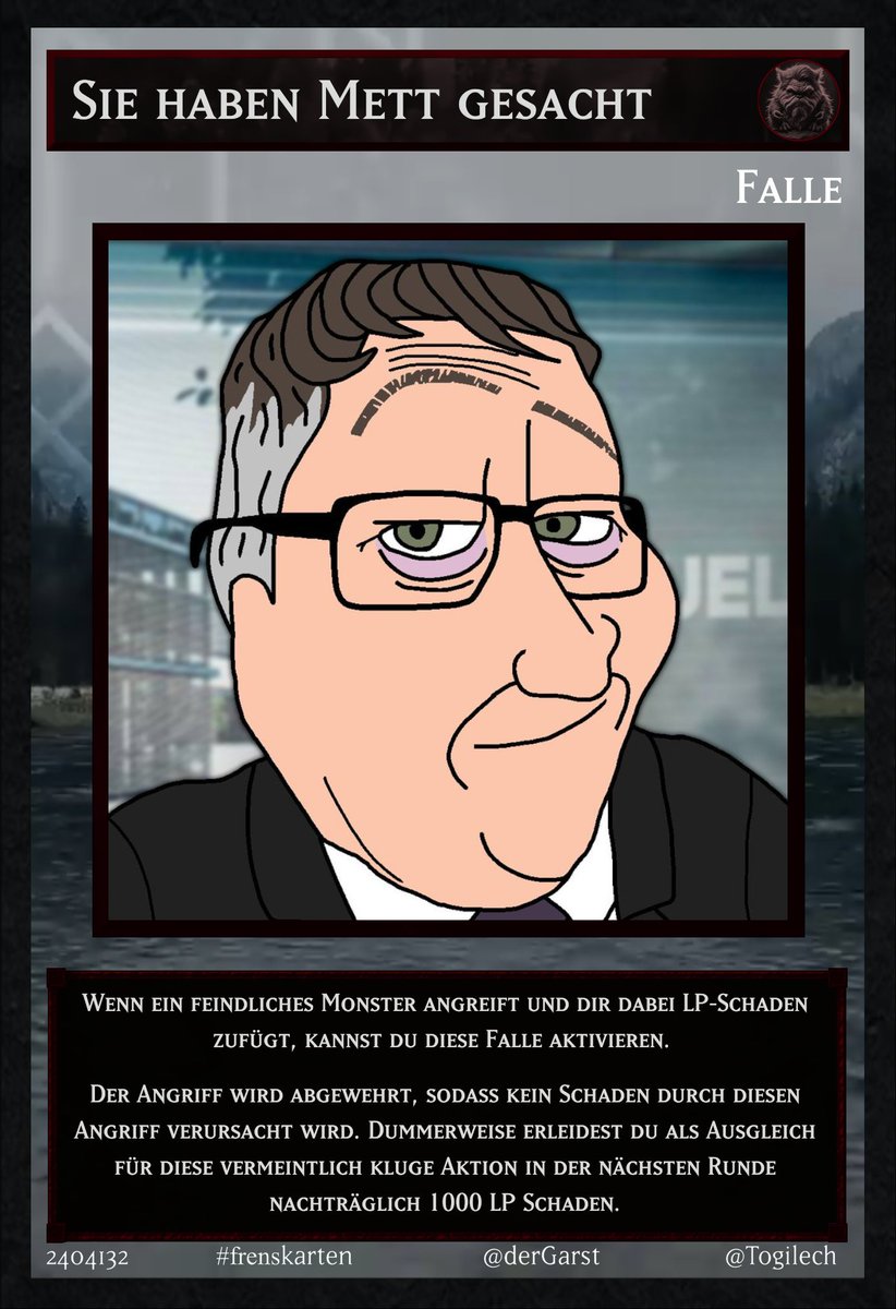 Togilech's tweet image. ▶️ @derGarst 

#gehacktes #frenskarten