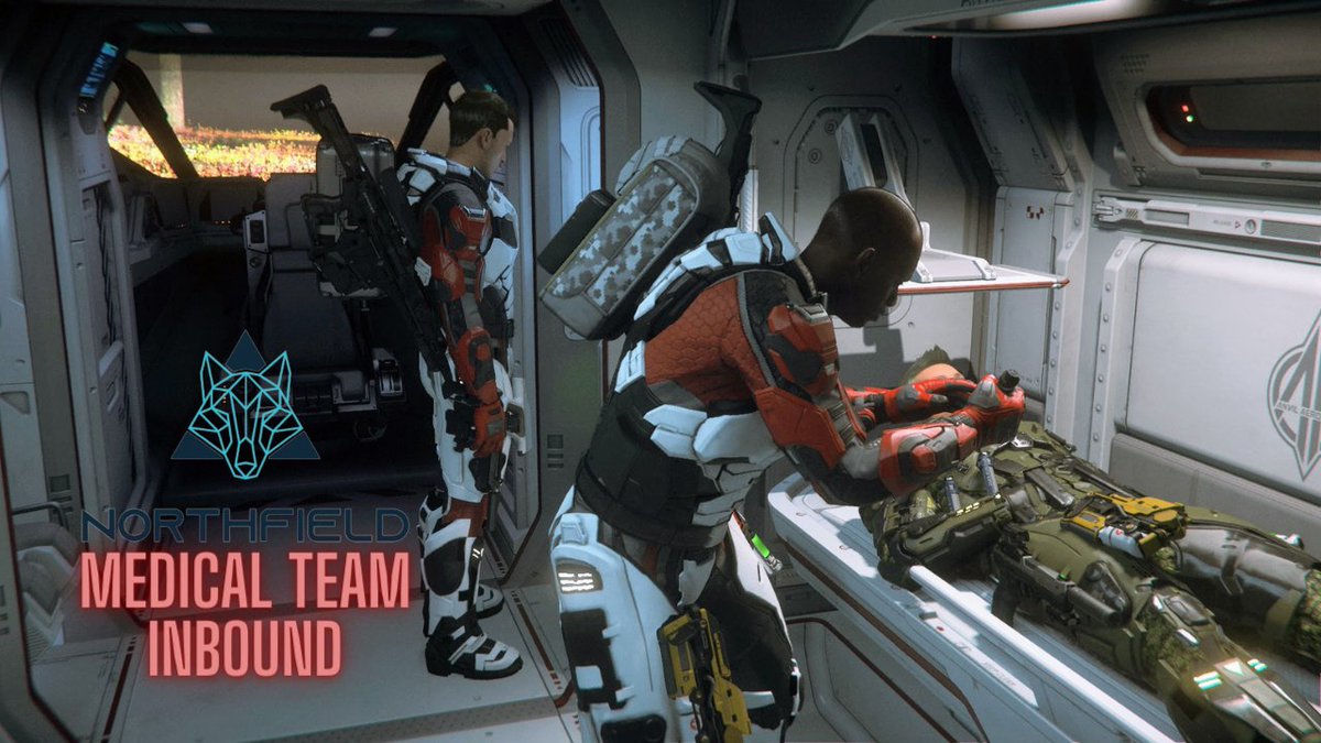 Twidget (@twidgettv) on Twitter photo It's dark. Stars slide by as your spacesuit quietly hisses air slowly into the void.
Time dilates. Each breath amplified. The meter in your mobi shows you the air is almost gone.
Hands touch you. A voice. "Northfield Medical, good to go."
#StarCitizen <a href="/RobertsSpaceInd/">Star Citizen</a> It's dark. Stars slide by as your spacesuit quietly hisses air slowly into the void.
Time dilates. Each breath amplified. The meter in your mobi shows you the air is almost gone.
Hands touch you. A voice. "Northfield Medical, good to go."
#StarCitizen <a href="/RobertsSpaceInd/">Star Citizen</a>