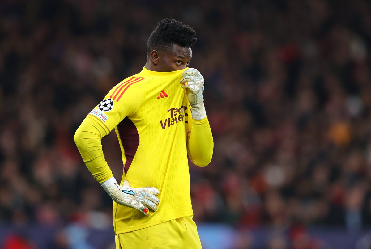 Onana: 'Critics are a part of life, especially when you reach this kind of level. And especially being #mufc goalkeeper after coming from Inter as the best. When you are new at a club, the expectation is high. If you're lucky to have a good start, everything is quite easy.' [Sky]