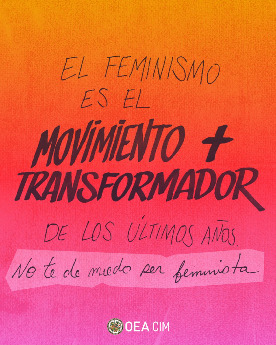 📢Si crees en la igualdad, si crees en el trabajo digno para las mujeres, si crees que debemos estar en los puestos de toma de decisión… no te de miedo llamarte feminista.🙌