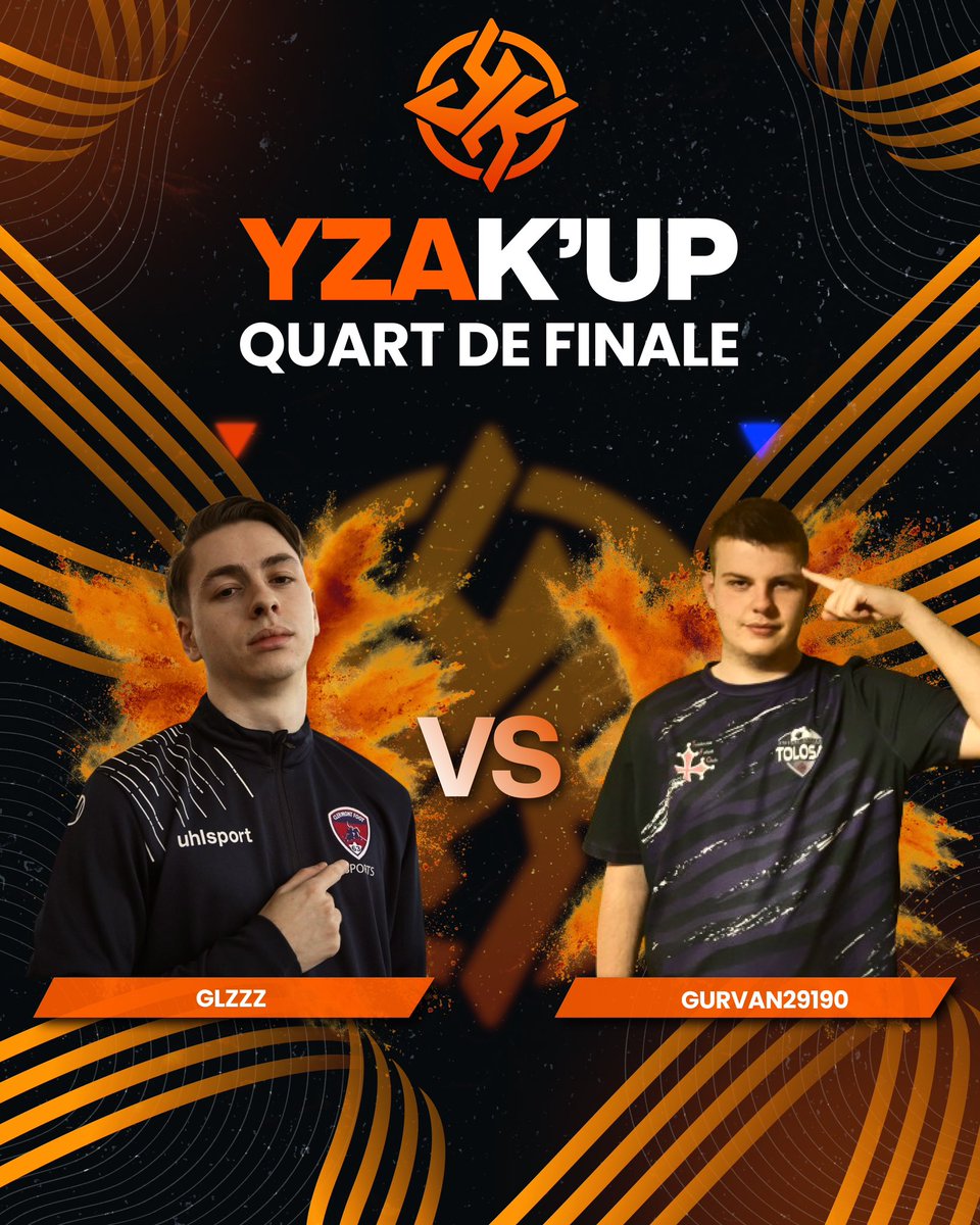 1/4 de finale 🏆

Qui va sortir vainqueur pour aller rejoindre les demi-finales ? 🚀

Réponse en stream à 17h

<a href="/Glzzzz3/">Glzzz⚡️</a> vs <a href="/Gurvan29190/">Gurvan08_</a>