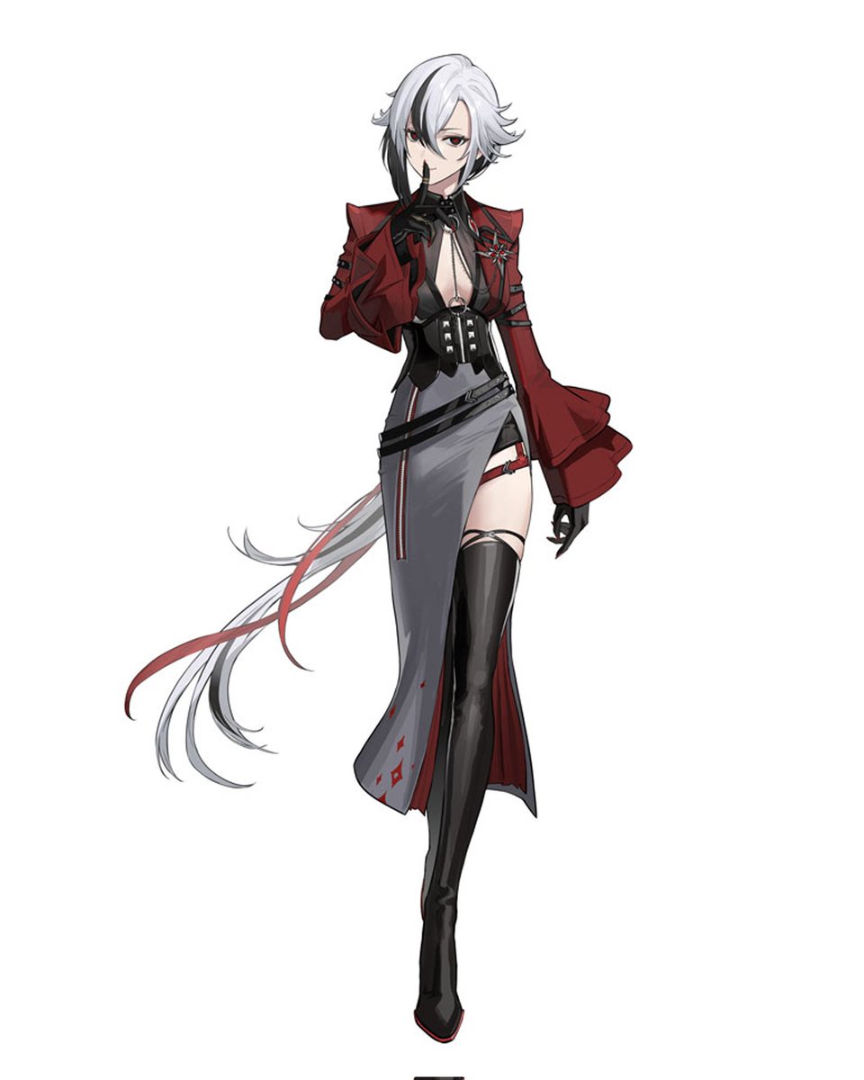dailyarlecchino's tweet photo. Arlecchino on her own 🖤♥️🤍 https://t.co/8UHy3a04Vr